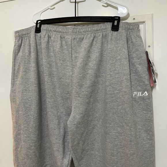 FILA Gray Sweatpants NWT 3XL Big & Tall - Picture 2 of 7
